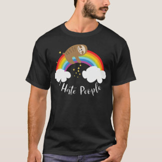 Camiseta Perezoso Lindo - Odio a la Gente