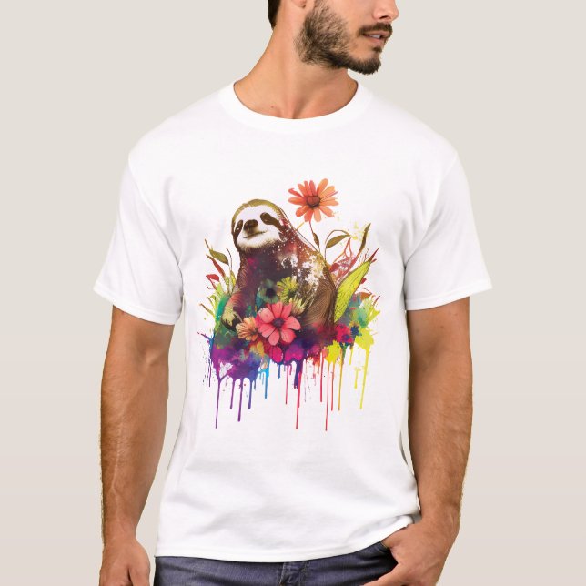 Camiseta Perezoso Mágico (Anverso)