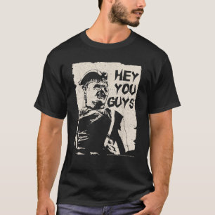 Camiseta Perezoso Oye Chicos Recorte Retrato