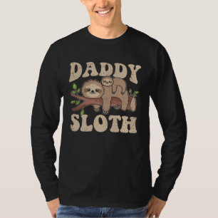Camiseta Perezoso Papá Dueño de Perezosos Perezosos Perezos