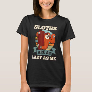 Camiseta Perezoso Perezoso Durmiendo Koala Animal Lindo Sel