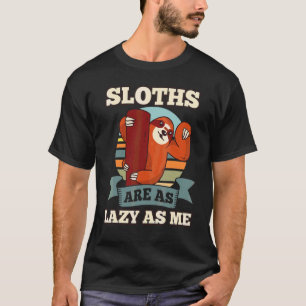 Camiseta Perezoso Perezoso Durmiendo Koala Animal Lindo Sel