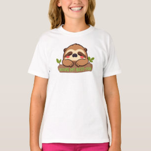 Camiseta Perezoso Perezoso Haciendo Lo Mejor Que Puedo