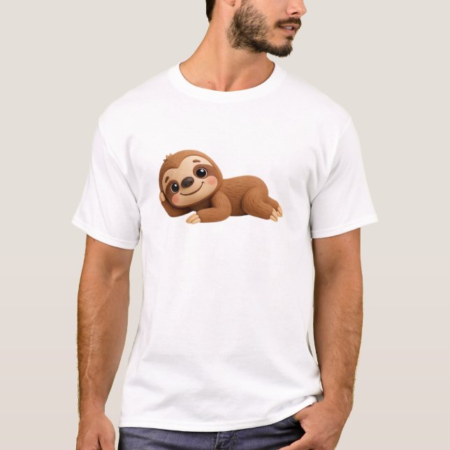 Camiseta Perezoso Soñador (Anverso)