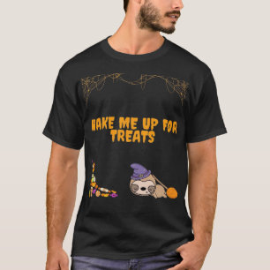 Camiseta Perezoso soñoliento listo para golosinas de Hallow