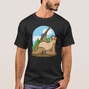 Camiseta Perezoso tocando instrumentos musicales de viento 