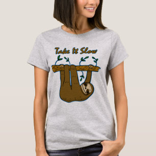 Camiseta Perezoso Tómate Lo Con Calma
