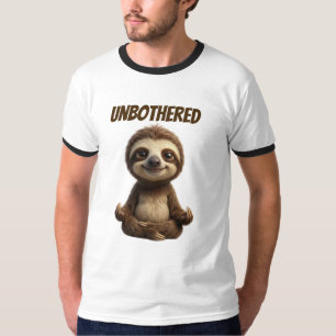 Camiseta Perezoso Tranquilo Sin Preocupaciones