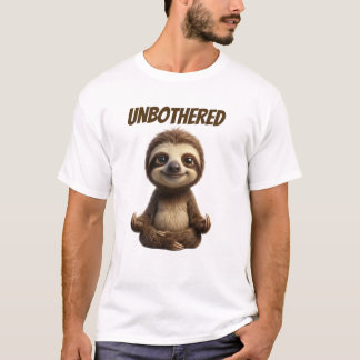 Camiseta Perezoso Tranquilo Sin Preocupaciones