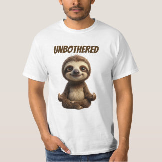 Camiseta Perezoso Tranquilo Sin Preocupaciones