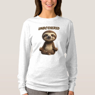 Camiseta Perezoso Tranquilo Sin Preocupaciones