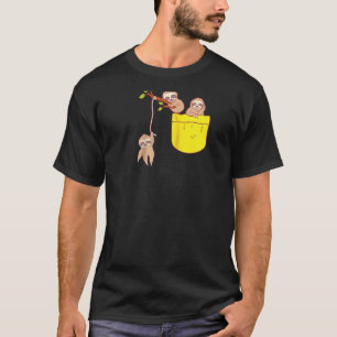 Camiseta Perezosos Divertidos En Zapatos De Loafers De Bols