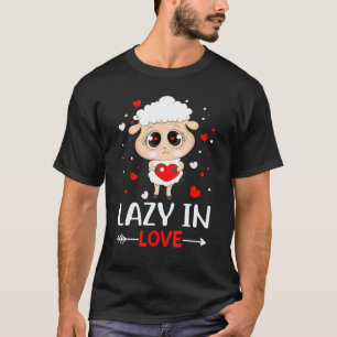 Camiseta Perezosos en el amor El día de San Valentín Corazo