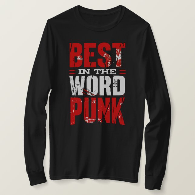 Camiseta Perfección de punk: negro de diseño supremo de ren (Anverso del diseño)