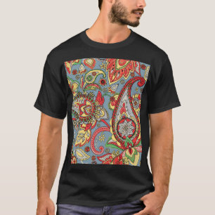 Camiseta Perfección Paisley: Patrón de cosecha oriental