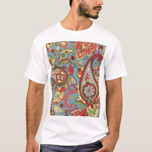 Camiseta Perfección Paisley: Patrón de cosecha oriental