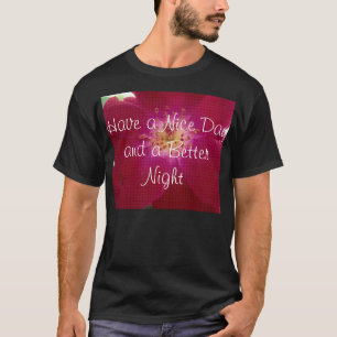 Camiseta Perfección Petal: arte de patrón Petal Rosa contro