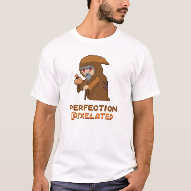 Camiseta Perfección Pixelada: Tee Retro Gamer (Anverso)