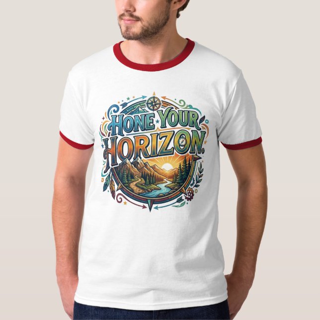 Camiseta Perfecciona Tu Horizonte (Anverso)