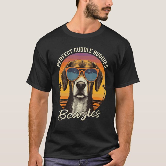 Camiseta Perfect Cuddle Buddies Beagle Dog (Anverso)