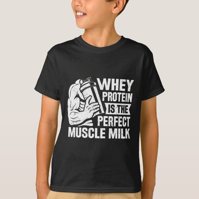 Camiseta Perfect Musk Milk Funny Protein Lover Cita Cuerpo (Anverso)