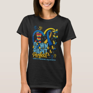 Camiseta Perfectamente hacia abajo Síndrome de Down Concien