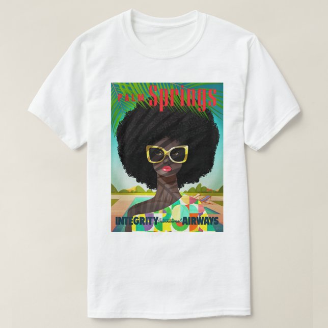 Camiseta Perfectamente Palm Springs (Diseño del anverso)
