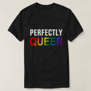 Camiseta PERFECTAMENTE QUEER (arcoiris) Orgullo LGBTQ+