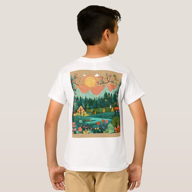 Camiseta Perfectas de cumpleaños para niños: Regalos listos (Reverso completo)