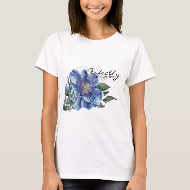 Camiseta Perfectly Imperfect Personalized modern TShir (Anverso)