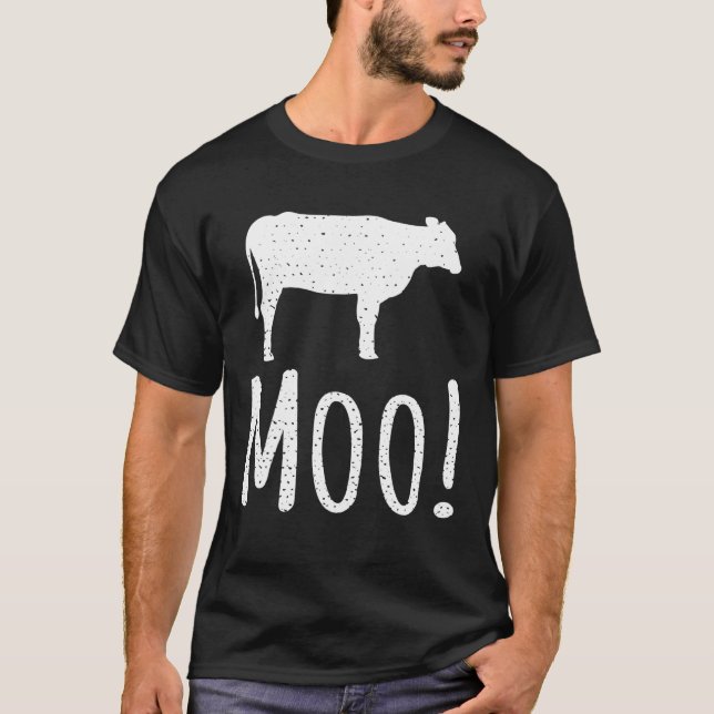 Camiseta Perfecto Para Fans de Vaca Mú (Anverso)