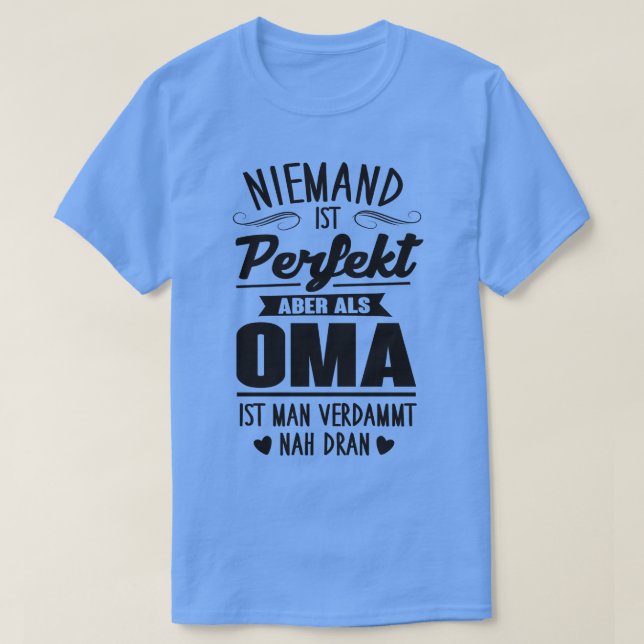 Camiseta Perfekte oma (Diseño del anverso)