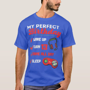 Camiseta Perfekter 13th Birthday Gamer Gamer Boy 