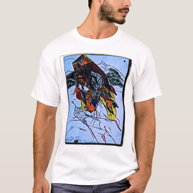 Camiseta perfil azteca (Anverso)