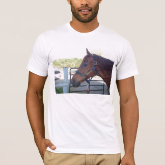 Camiseta Perfil azul azul del mar