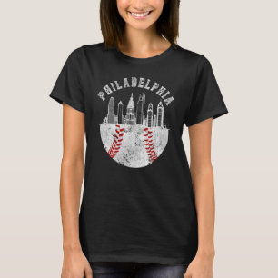 Camiseta Perfil de Filadelfia   Fanático de béisbol vintage
