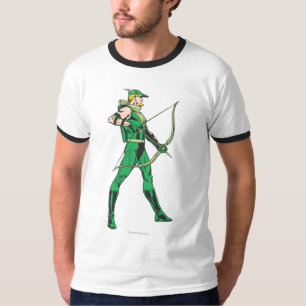 Camiseta Perfil de flecha verde