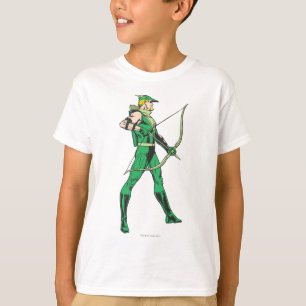 Camiseta Perfil de flecha verde