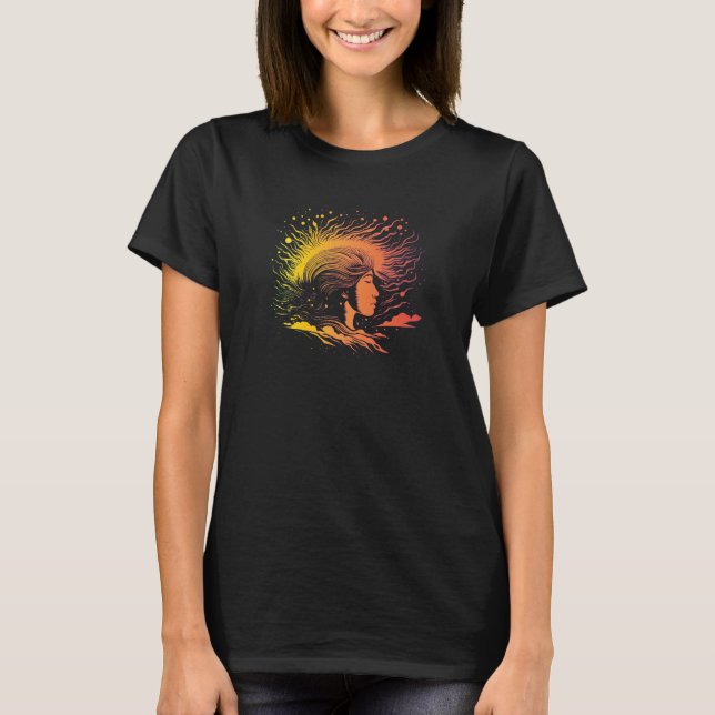Camiseta Perfil de Serene Woman. (Anverso)