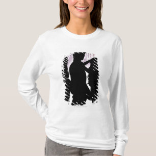 Camiseta Perfil de un baile del hombre con las mujeres en