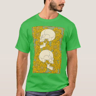 Camiseta Perfil del cráneo