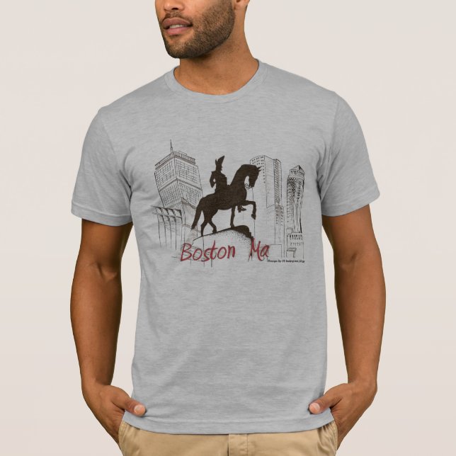 Camiseta Perfil T de Boston - de Washington (Anverso)