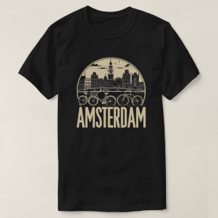 Camiseta Perfil urbano de Ámsterdam