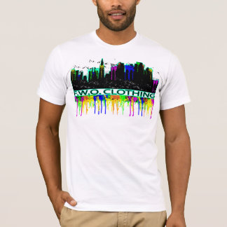 Camiseta Perforación de la línea del horizonte
