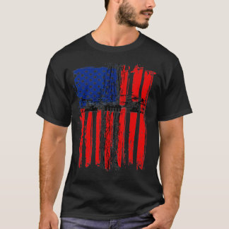 Camiseta Perforar El Bebé Perforar El Aceite De La Bandera