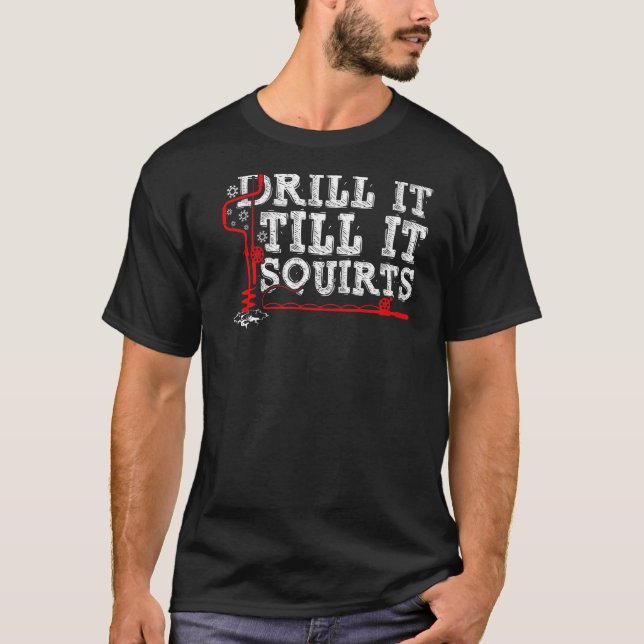 Camiseta Perforarlo Hasta Que Arríe Divertido Entusi De Pes (Anverso)