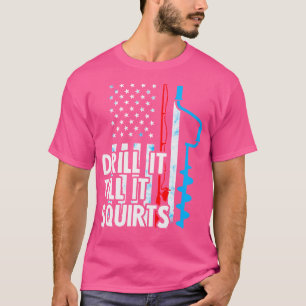 Camiseta Perforarlo Hasta Que Arríe Graciosa Pesca De Hielo
