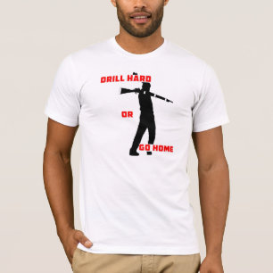 Camiseta Perfore difícilmente o vaya a casa