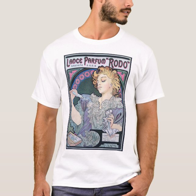 Camiseta Perfume, Alphonse Mucha (Anverso)
