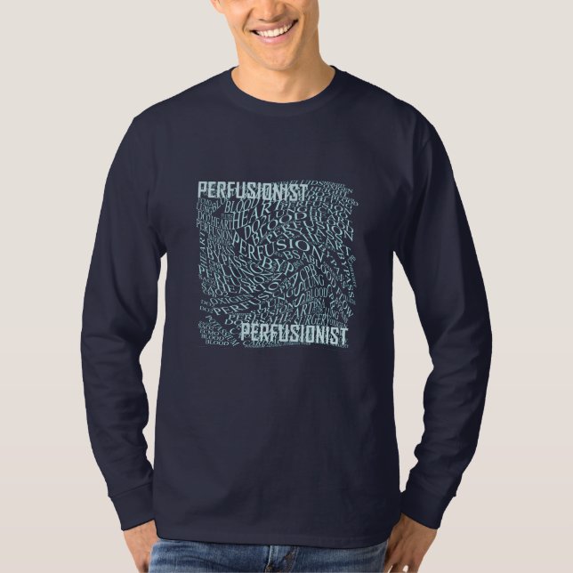Camiseta Perfusión en palabras (Anverso)